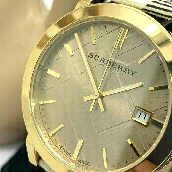 Burberry Women's Watch BU9026 The City Gold Tone - Picture 1 of 9